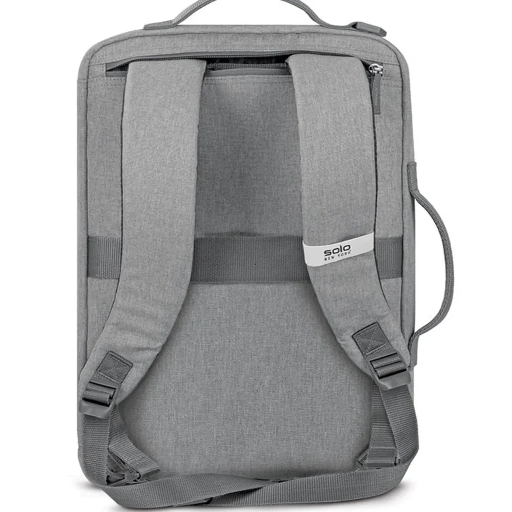 Solo hybrid backpack, converts from backpack to briefcase, new